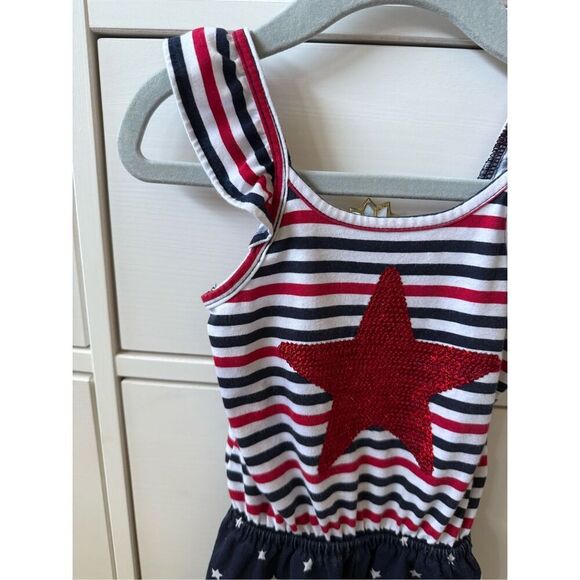 The Children’s Place 2T Girls Americana Sequin Romper - Picture 2 of 5
